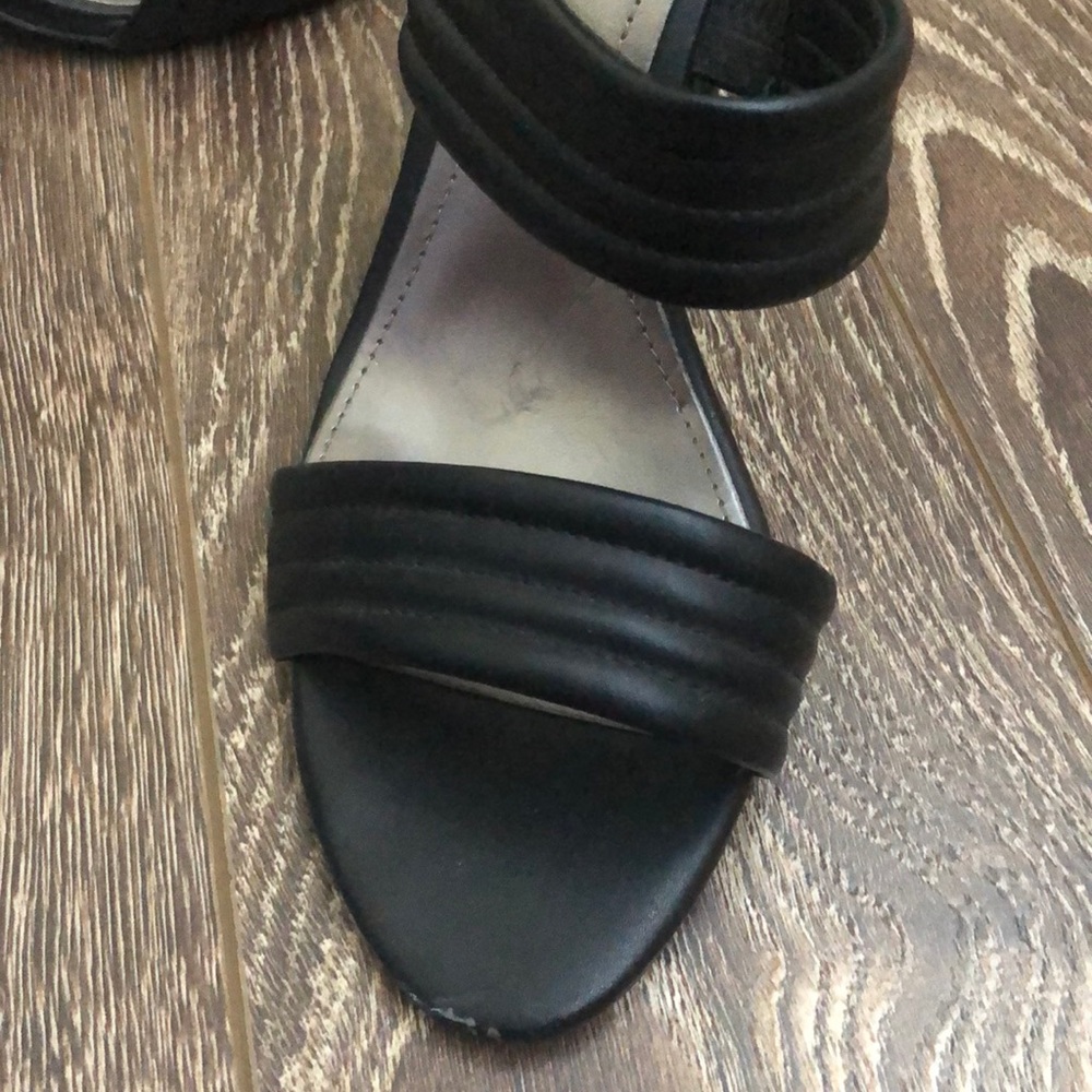 Calvin Klein Black Opentoe Heels - Picture 4 of 4